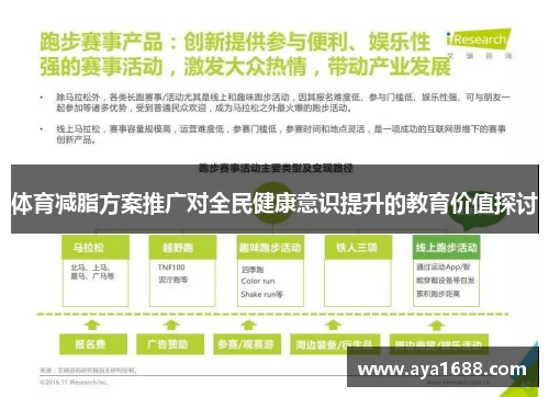 体育减脂方案推广对全民健康意识提升的教育价值探讨